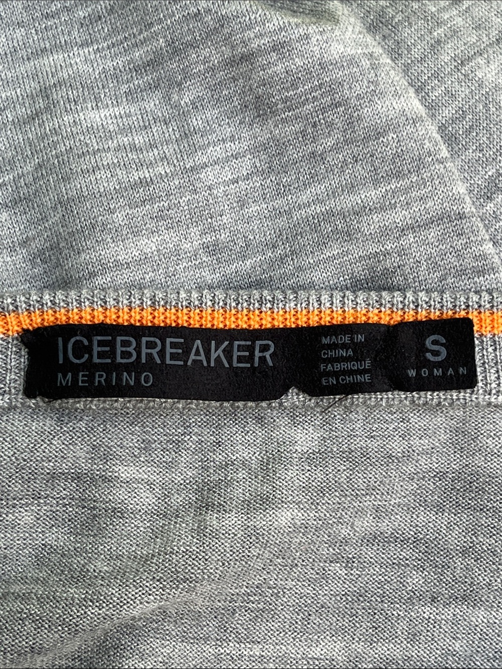 Icebreaker Gray Lightweight Wool Button-Front Cardigan - Picture 4 of 6